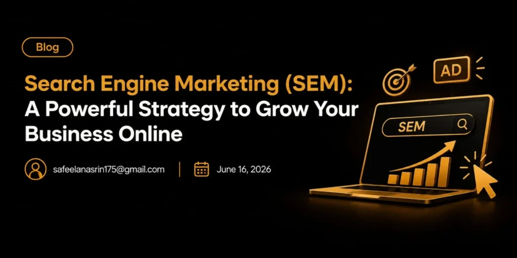 Search Engine Marketing SEM strategy for growing a business online